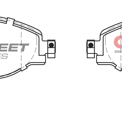 DBA DB2383SS Street Series brake pads