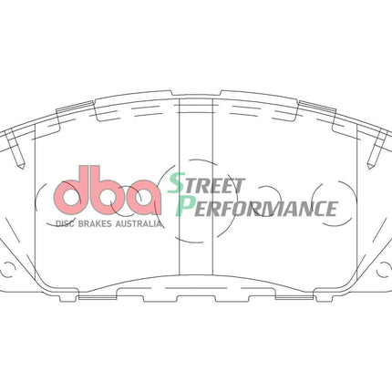 DBA DB2396SP Street Performance brake pads