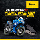 Vesrah SD-953 rear ceramic brake pads for Suzuki Gixxer 250 and V-Strom 250 SX