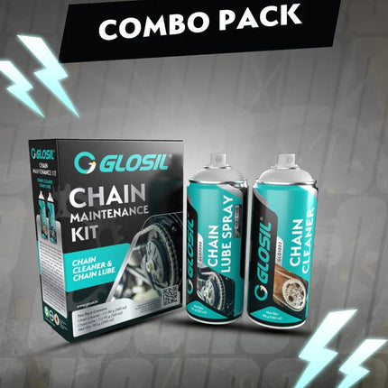 Glosil chain maintenance kit box packaging