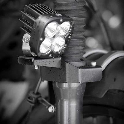 LCB Fog Light Mount for Royal Enfield Himalayan – Heavy-Duty Mild Steel Auxiliary Light Bracket