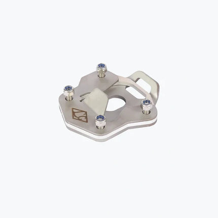LCB Side Stand Base (SS) for Royal Enfield Himalayan – Stainless Steel Wide Foot Support Plate