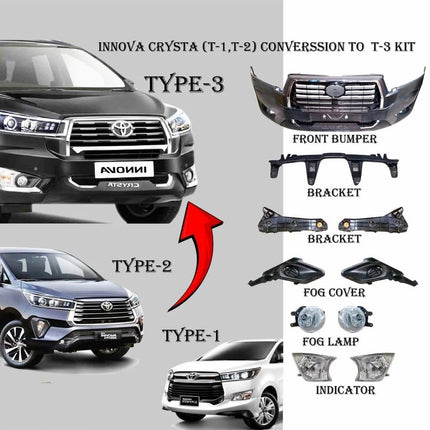 Toyota Innova Crysta Type 3 Front Body Kit