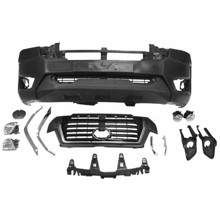Innova Crysta Type 3 Front Body Kit fitted