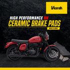 Vesrah SD-953 rear ceramic brake pads for Jawa 42 Yezdi Roadster Yezdi Adventure