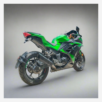 Kawasaki Ninja 250R, 300 and 400 with Barrel Rogue performance exhaust