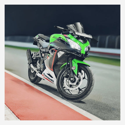 Kawasaki Ninja 250R, 300 and 400 with Barrel Rogue performance exhaust