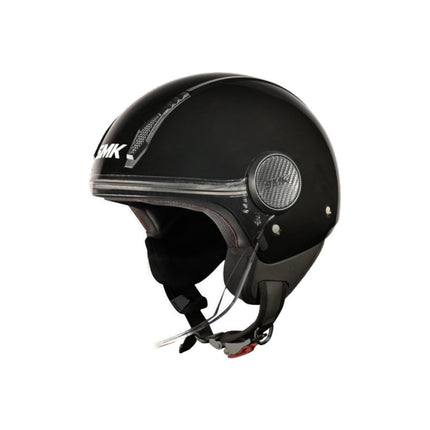 SMK Laminar Open Face Helmet - GL200 - Gloss Black