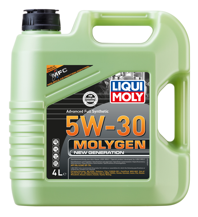 Liqui Moly Molygen 5W-30 engine oil 4 litre