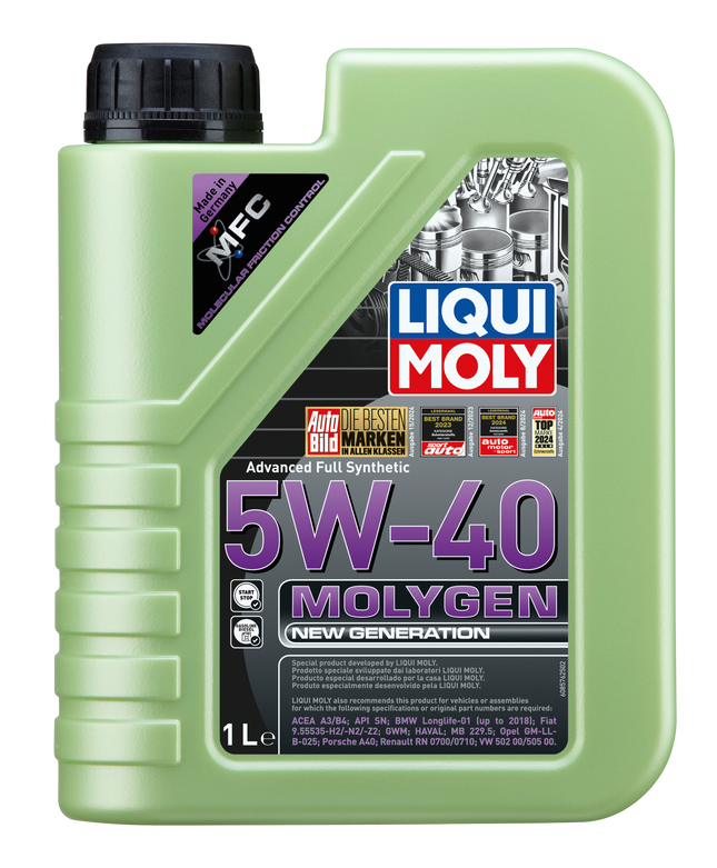 Liqui Moly Molygen New Generation 5W-40 engine oil 1 litre