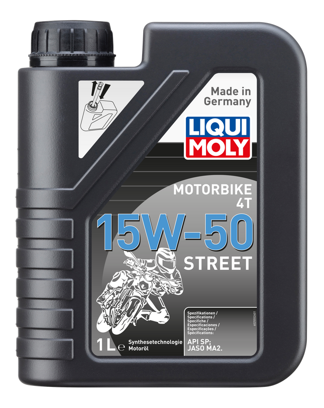 Liqui Moly Motorbike 4T 15W-50 Street synthetic engine oil 1 litre