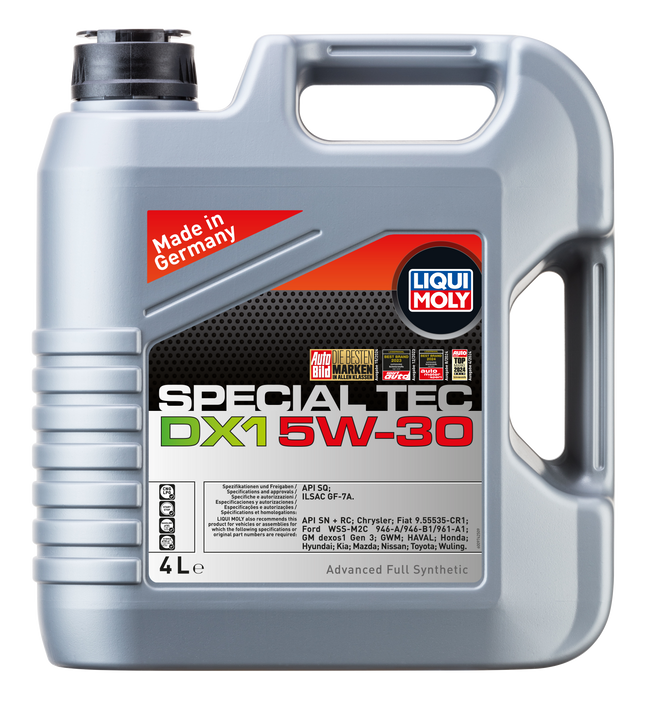 Liqui Moly Special Tec DX1 5W-30 fully synthetic engine oil 4 litre
