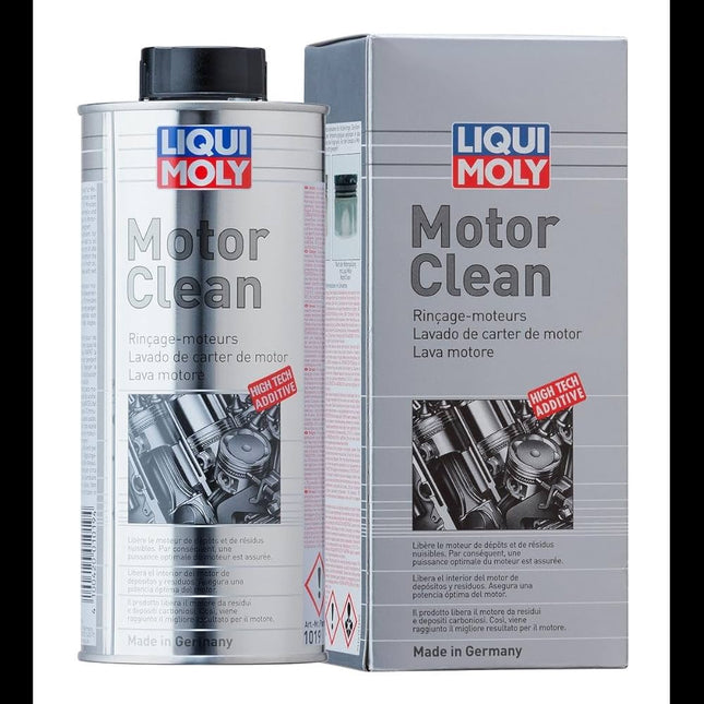 LIQUI MOLY Motor Clean can and packaging on a white background