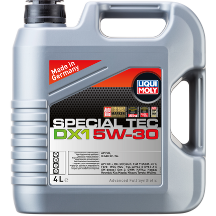 Liqui Moly Special Tec DX1 5W-30 fully synthetic engine oil 4 litre