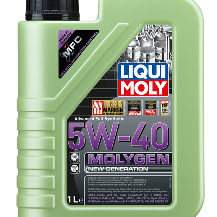 Liqui Moly Molygen New Generation 5W-40 engine oil 1 litre