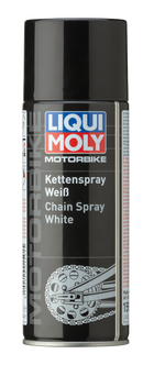 Liqui Moly Motorbike Chain Spray White high-performance chain lube 400 ml