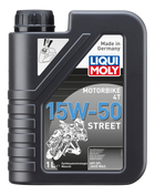 Liqui Moly Motorbike 4T 15W-50 Street synthetic engine oil 1 litre