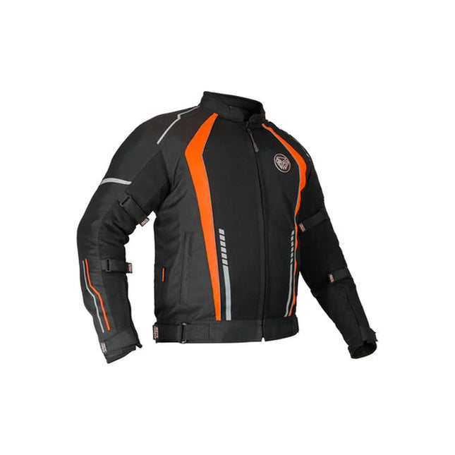 moto torque blade pro riding jacket ktm orange