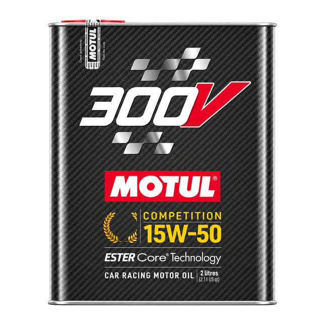Motul 300V Competition 15W-50 Ester Core fully synthetic racing engine oil 2L