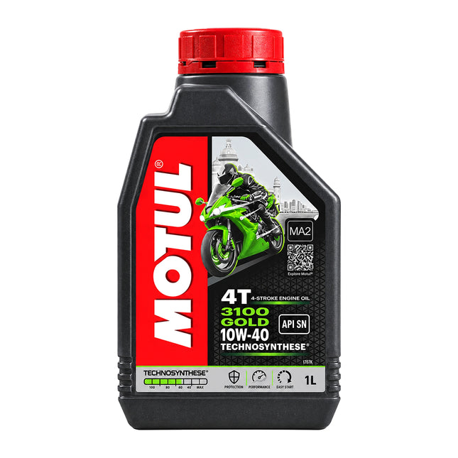 Motul 3100 Gold 4T 10W-40 Technosynthese engine oil 1L