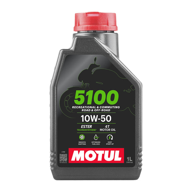 Motul 5100 4T 10W-50 Technosynthese ester engine oil 1L