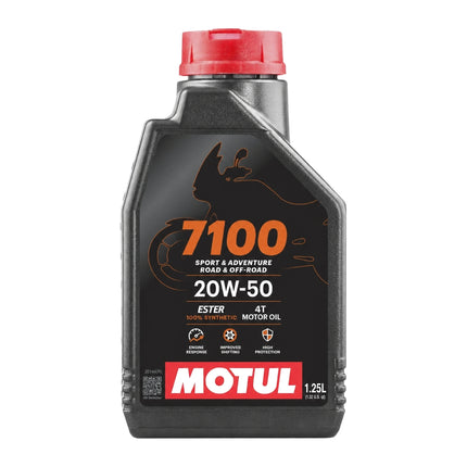 Motul 7100 4T 20W-50 100% synthetic ester engine oil 1.25L