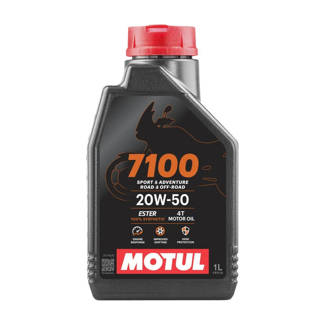 Motul 7100 20W-50 4T 100% Synthetic Engine Oil, 1.25L
