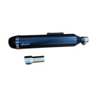 NGage NEXUS slip-on exhaust in black textured with link pipe, for BS6 Phase 2 Royal Enfield Classic 350, Meteor 350 and Goan Classic 350