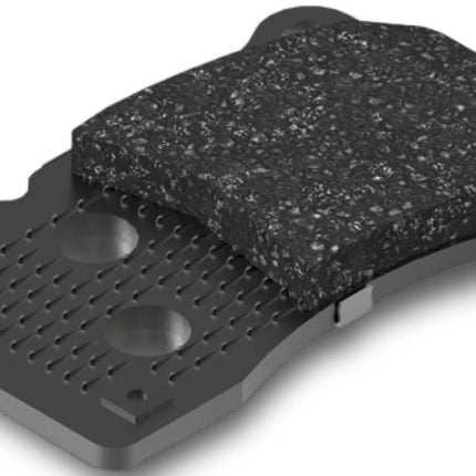 Pagid Racing Street+ brake pad backing plate detail