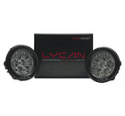 Maddog Lycan performance auxiliary lights in black aluminum housing with dual spot and flood beam setup.