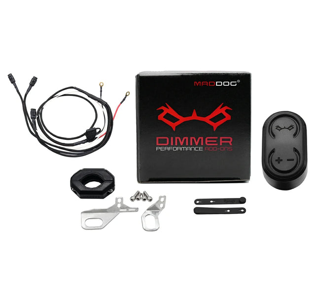 Maddog Dimmer – Quad-Level Brightness Controller with Integrated Wire Harness