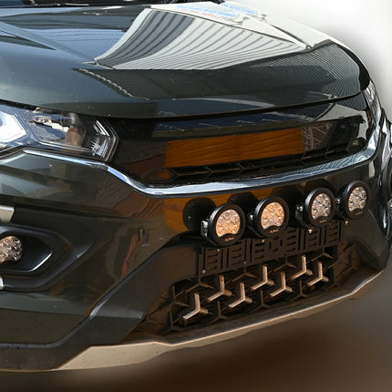 Maddog 4-Wheeler Number Plate Clamp – Heavy-Duty Mount for 4 Auxiliary Lights