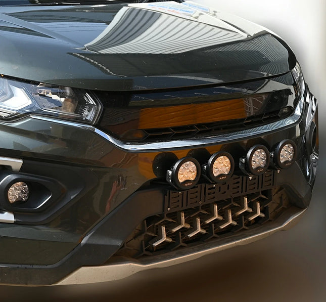 Maddog 4-Wheeler Number Plate Clamp – Heavy-Duty Mount for 4 Auxiliary Lights