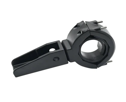 Maddog fork clamp auxiliary light mount side view