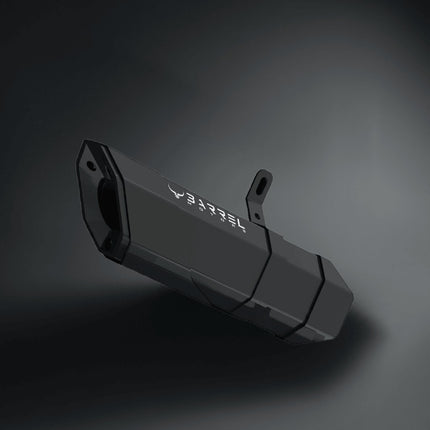 Barrel Rogue Exhaust for KTM Duke 250, Duke 390 BS4/BS6, RC 390 BS4/BS6 & KTM Adventure 390 – Rogue 1.0 / 2.0 (Black with Link Pipe) Barrel