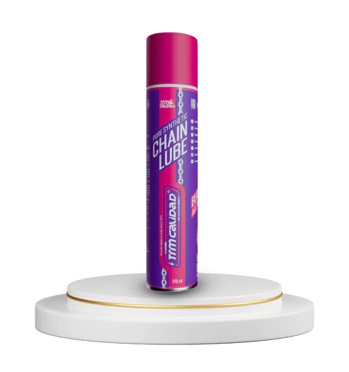 TRM Calidad Pure Synthetic Chain Lube 370ML zero spill motorcycle lubricant