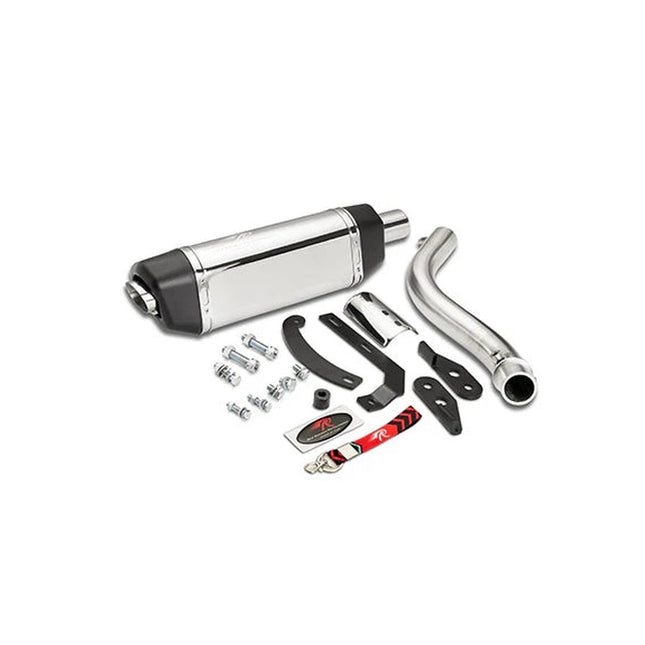 red rooster vertex pro polish exhaust himalayan 450