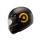 SMK Retro Full Face Helmet - GL240 - Gloss Black