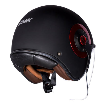 SMK Retro Jet Open Face Helmet - rear view
