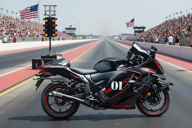 Barrel Outlaw 2.0 Exhaust for Suzuki Hayabusa (Gen 3) with Link Pipe - image 2