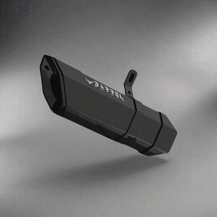 Benelli TRK 251 with Barrel Rogue V2 performance exhaust