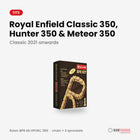 Rolon chain sprocket kit for Royal Enfield Classic 350, Hunter 350 & Meteor 350, kit HPORC 389