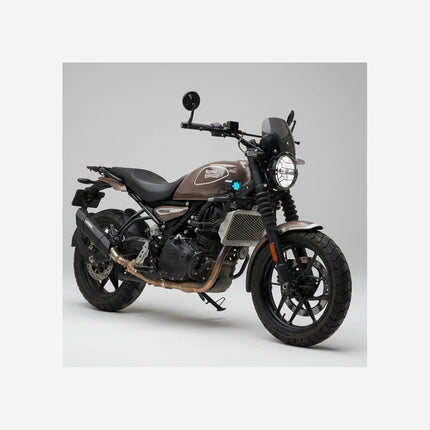 Royal Enfield Guerrilla 450 with Barrel Rogue 2.0 performance exhaust