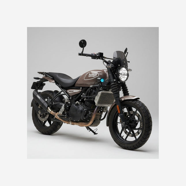 Royal Enfield Guerrilla 450 with Barrel Rogue 2.0 performance exhaust