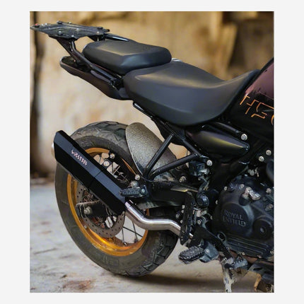 Royal Enfield Himalayan 450 with Barrel Rogue 2.0 performance exhaust