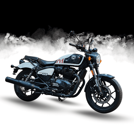 Royal Enfield Shotgun 650 with Barrel Bass Master performance exhaust