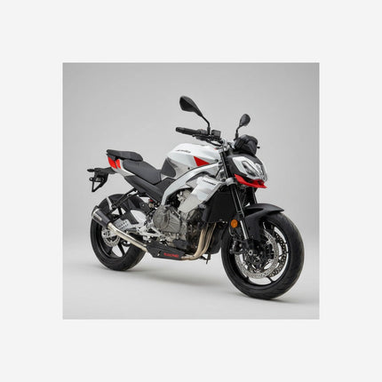 Aprilia Tuono 457 in white, front three-quarter view from the right