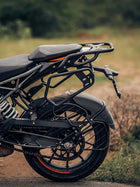 Legundary KTM Duke 250 200 BS6 Gen 2 Poseidon Saddlestay with rear carrier installed