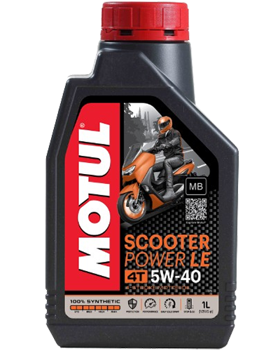 Motul Scooter Power LE 5W-40 Fully Synthetic Scooter Engine Oil 800ml