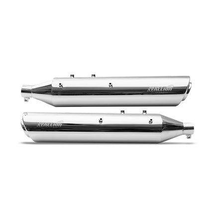 Silver Stallion CRUISER Slip-On Exhaust for Royal Enfield Classic 650 / Super Meteor 650 / Shotgun 650